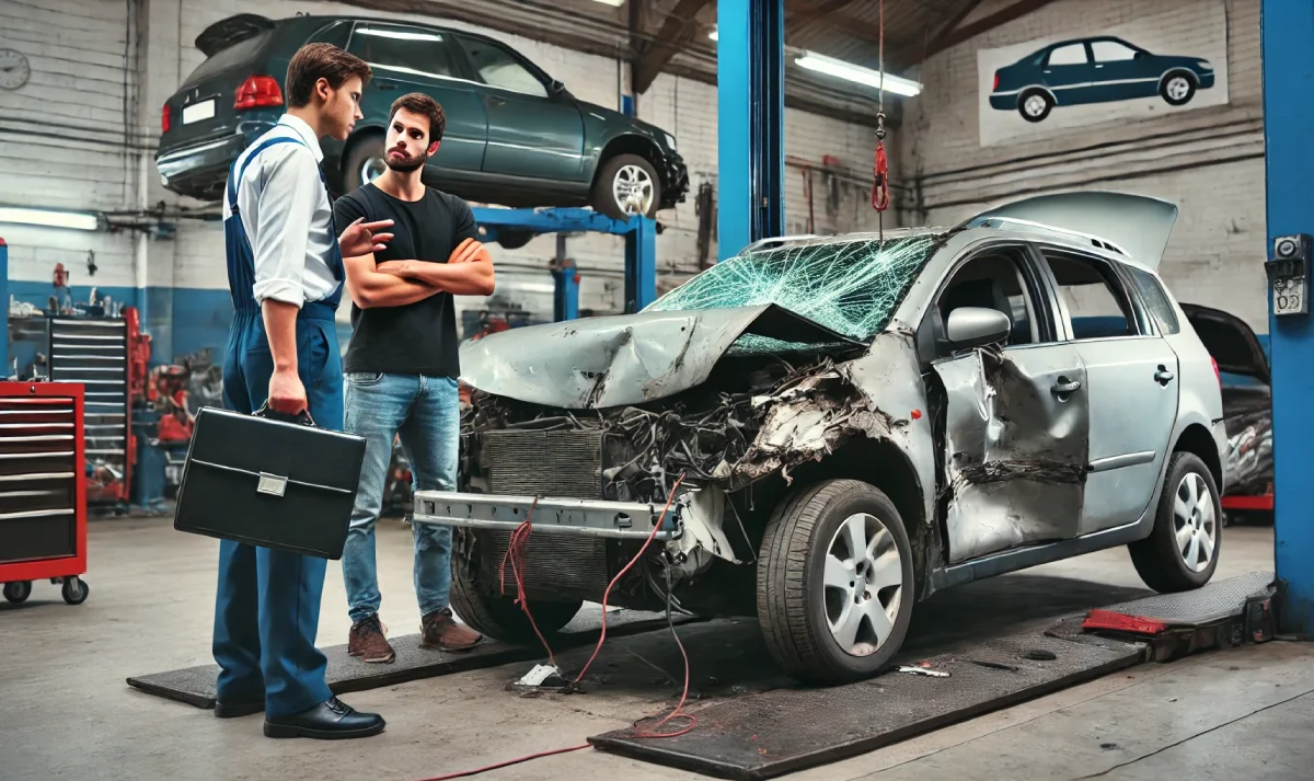 se puede reparar un coche siniestro total